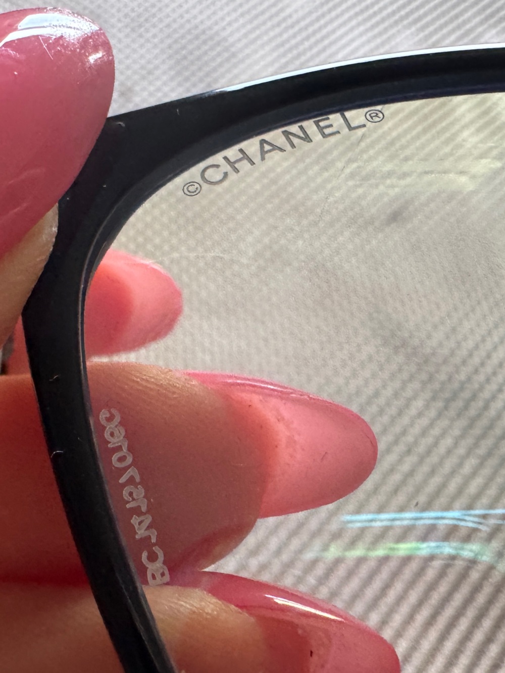 ✨ New CHANEL Black Eyeglasses / Blue Light Glasses Frame ✨ Chained CC Logo - Picture 8 of 8